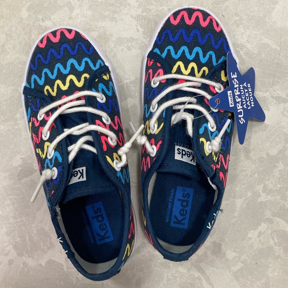 Keds Kids Sneakers - Multicolor Wave Pattern